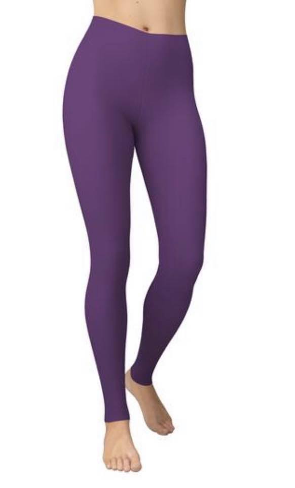 Solid Purple  Leggings - Smarty Pants Boutique NH