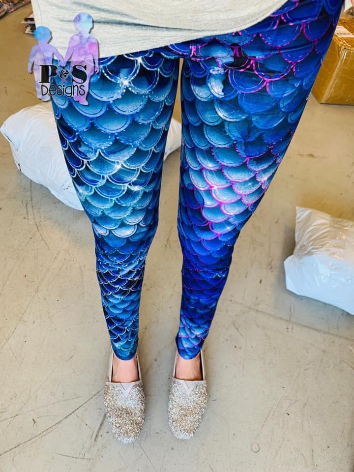 Mermaid Scales Capri - Smarty Pants Boutique NH