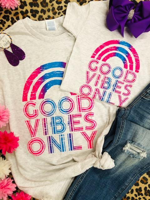 Good Vibes Only Tee - Smarty Pants Boutique NH
