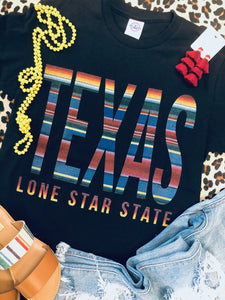 Serape Texas Tee - Smarty Pants Boutique NH