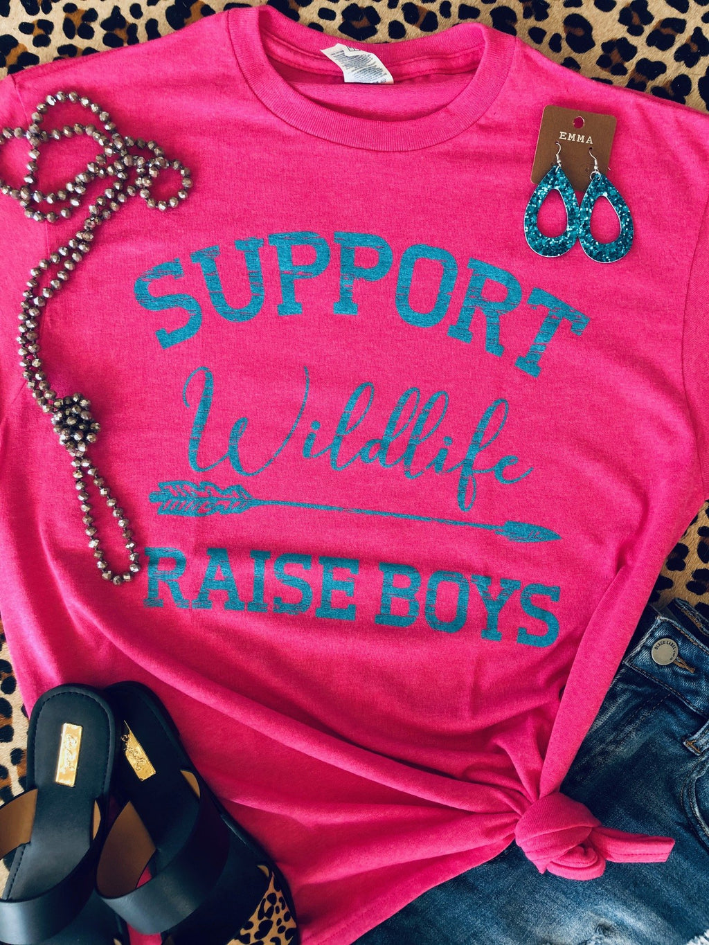 Support Wildlife Raise Boys Tee - Smarty Pants Boutique NH