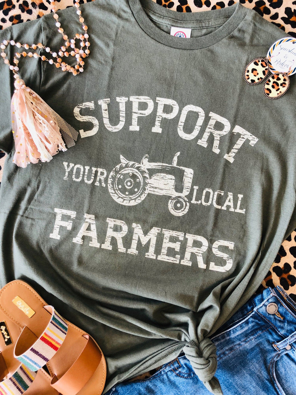 Support Local Farmers Tee - Smarty Pants Boutique NH
