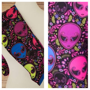 Neon Alien Leggings - Smarty Pants Boutique NH