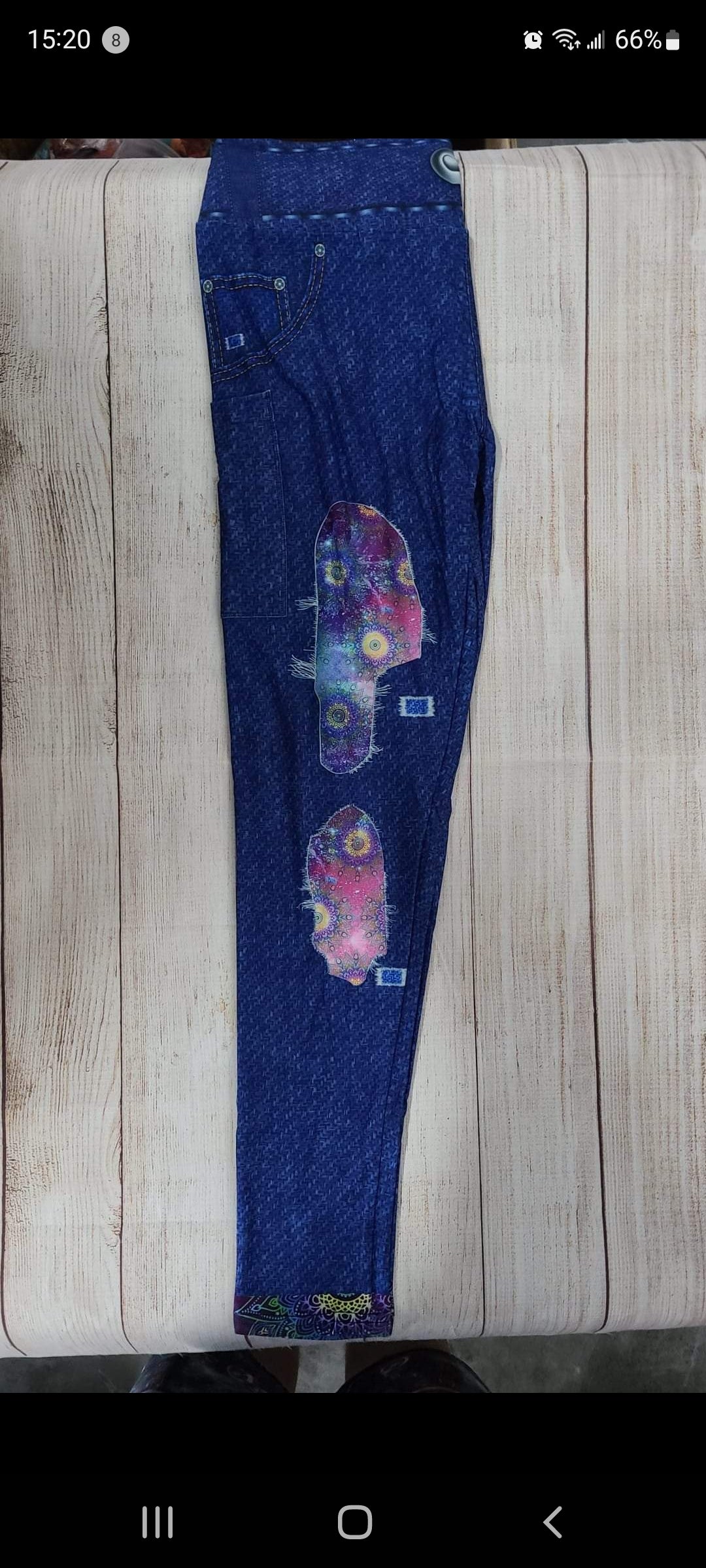 Mandala 2 Jean leggings with pockets - Smarty Pants Boutique NH