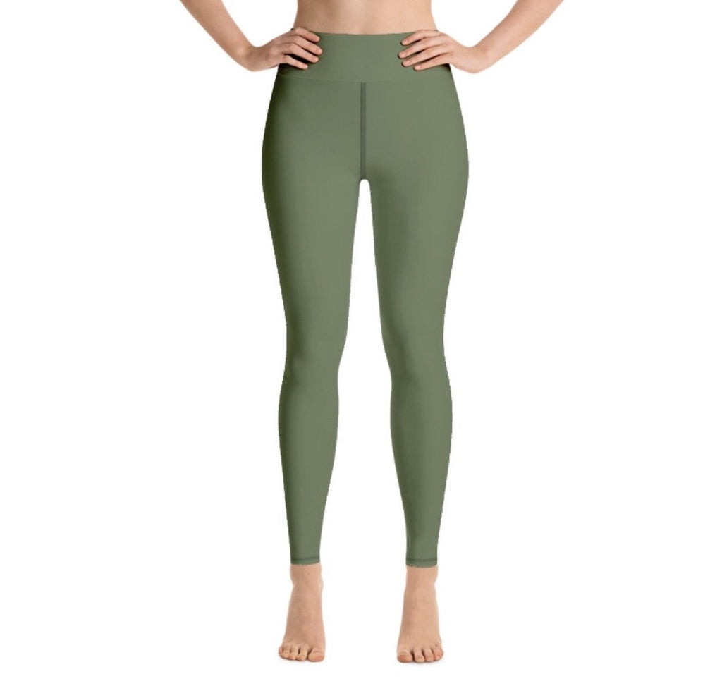 Solid Olive Leggings - Smarty Pants Boutique NH