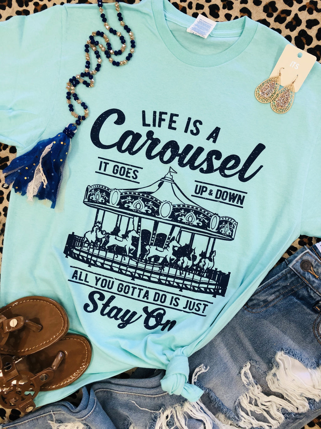 Life is a Carousel Tee - Smarty Pants Boutique NH
