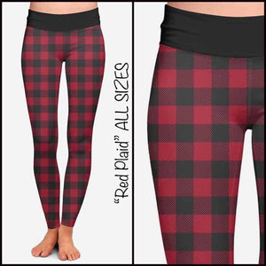 Buffalo Plaid Leggings - Smarty Pants Boutique NH