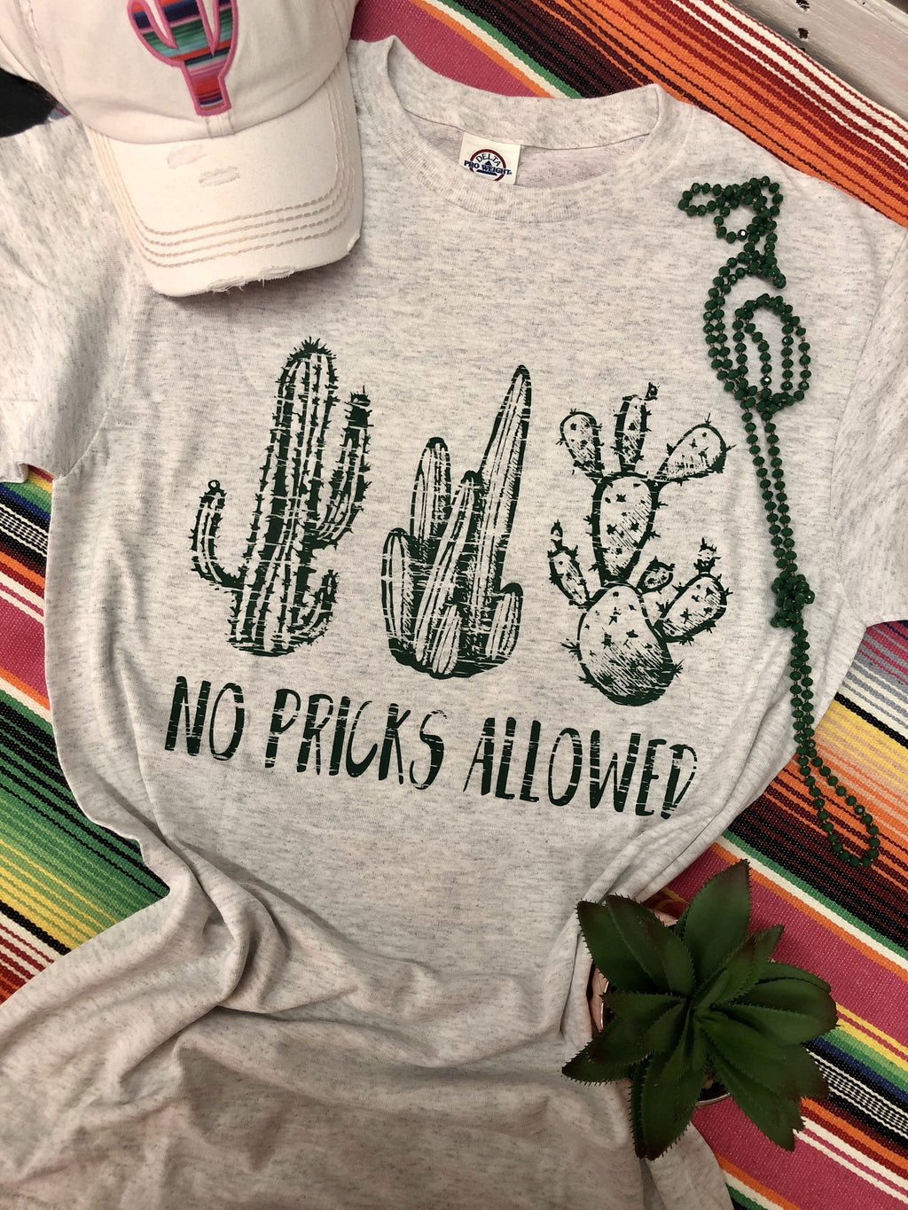 No Pricks Allowed Tees - Smarty Pants Boutique NH