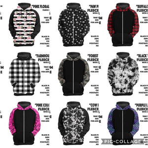 Pre-Order 11/18 Unisex Zip Hooded Sweatshirts - Smarty Pants Boutique NH