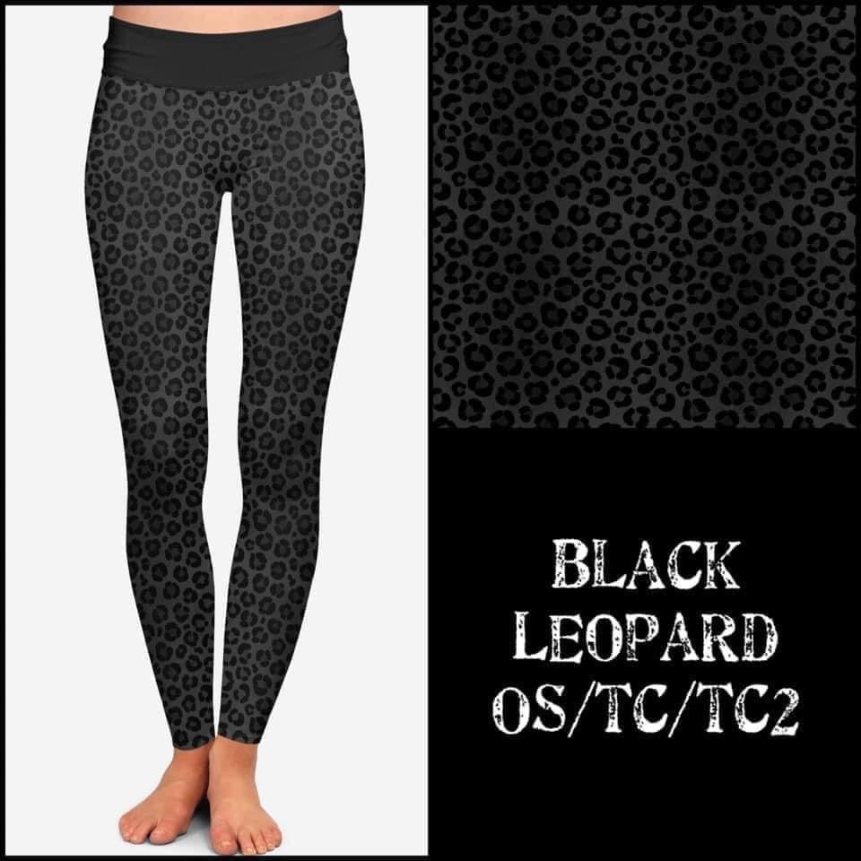 Black Leopard Leggings - Smarty Pants Boutique NH