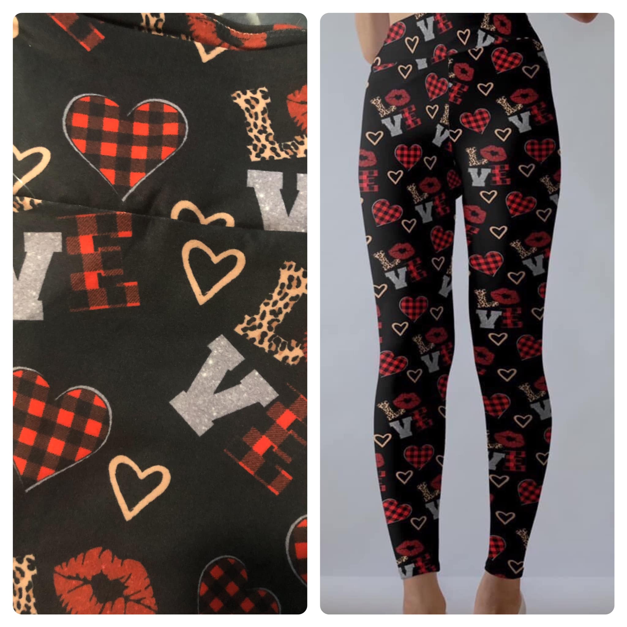 Valentines Day -   Love Leggings - Smarty Pants Boutique NH